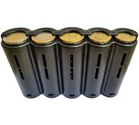 Euro Coins - For Wallet Server Practical Food - Cash Coins - Coin Organizer 5 Compartments - Coin Sorter - Coin Cash Box Coins - Bars, Restaurants