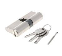 Euro Cylinder Lock，Euro Lock Cylinder， Double Open Door Window Security 60 70 80 90mm Key Anti-Theft Barrel(70mm)