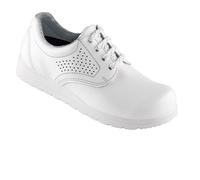 Euro-Dan Classic 123-01 Health Shoe S1 + SRC White Work Shoe