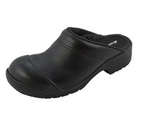 Euro-Dan Flex Safety Clogs, Open with Pronose, Black Sb + a +E + Src - Black (Black), 39 Eu