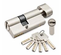 Euro Door Lock Cylinder,Door Cylinder Lock Zinc Alloy Door Lock Cylinder with Key for Home Interior Door Replacement(X70-D-Y)