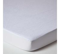(Euro Double (140 x 200 cm)) Waterproof Terry Towelling Mattress Protector