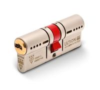 Euro Double Cylinder TS007 3 Star British Standard Snap Secure Both Sides Nickel Polish or Satin Brass Euro Profile Lock for uPVC Composite Doors (35/50)