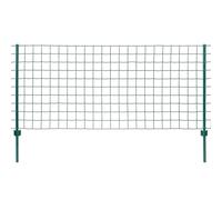 Euro Fence Set Steel Green Mesh Panel Multi Sizes 76x63mm/100x100mm vidaXL
