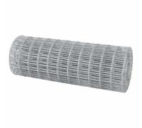 Euro Fence Silver 0.4 x 25 m Hot dip Galvanized Iron Hardware Cloth Chicken Wire Fence Welded Cage Wire for Bird Netting Fence Gopher Wire Rabbit Mesh Snake Fence Poultry Netting Cage Screen