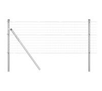 vidaXL Ground Fix Welded Wire Fence 25 x 0.8 m (W x H)