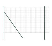 Garden Fence Green 1.5x10m Steel PVC Weatherproof Panel Privacy Outdoor Barrier