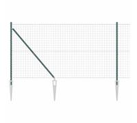 vidaXL Welded Wire Fence with Spikes 10 x 1.2 m (W x H)