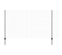 Grey Steel & PVC Garden Fence 1.4m x 10m Outdoor Panel for Modern Landscaping