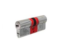 Euro Key & Turn Cylinders British Standard Kitemarked TS007 3* - Brass or Chrome Finish, Polished Chrome, T50/35S