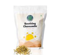 EURO LEAF Chamomile Loose Leaf Green Tea (50 gm) - Pure Chamomile Flowers Tea | Reduce Stress & Promote Relaxation, Improve Sleep and Digestion | 100% Natural Ingredients | Ziplock Pouch