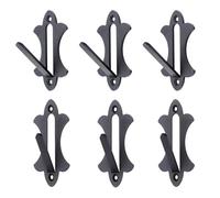 Euro Mount Skull Hanger - 6 Pieces Metal Hook Brackets - European Deer Mount Hanger,for Mule Antelope Coyote Small Game Animals
