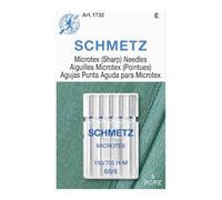Schmetz Microtex (Sharp) Sewing Machine Needles, Size 60/8