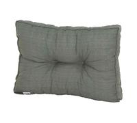 Euro pallet back cushion cover basic gray 50% Cotton/Polyester 40x60x12 cm