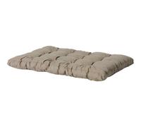 Euro Pallet Seat Cushion Cover 120X80X12 Cm Basic, Taupe 50% Cotton/Polyester