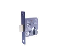 Euro Profile Commercial Dead Lock - CE & Certifire Approved FD Rated Case Only 63 mm - Hardware Fittings Included (Electro Brass)