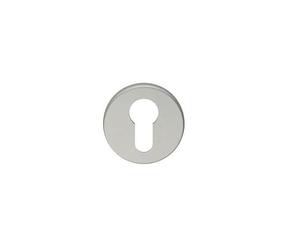 Euro Profile Escutcheon, Concealed Fixing, for uPVC, Wooden and Composite Doors, Multiple Finishes, Residential and Light Commercial Use (Satin Anodised Aluminium, 52 x 8mm)