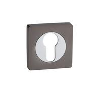 Euro Profile Key Escutcheon On Square Rose