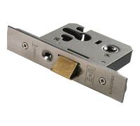 Euro Profile Mortice Cylinder Night Latch Case 76mm Satin Stainless Steel