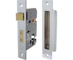 Euro Profile Sashlock 63mm Nickel Plate, 1 in Pack