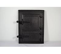 Euro Sezam Cast Iron Oven Door - Wood Fired Pizza Oven Door - Black - 29 x 39 cm