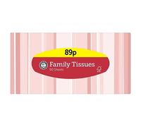 Euro Shopper 90 Family Tissues Sheets | Case of 12