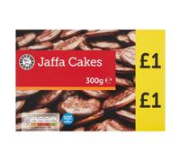 Euro Shopper Jaffa Cakes 300g x 20 Pack - Chocolate Covered Sponge Cakes with Orange Flavour - Tea Time Treats - Great Value Bulk Case