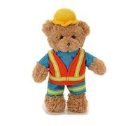 Euro Souvenirs Cuddly Bear Construction Worker Plush Toy