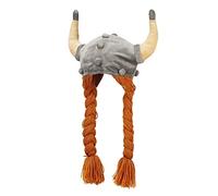 Euro Souvenirs Plush Viking Helmet with Braids 55 cm