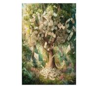 Euro Tree 1000 Piece Jigsaw Puzzle for Adults Money Tree Nursery Wall Art Calming Decor Precision Cut for New Parents 1000 PCS