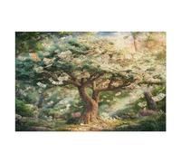 Euro Tree 1000 Piece Jigsaw Puzzle for Adults Money Tree Sick Day Activity Gentle Distraction No Dust Pieces Great Gift for Get Well Soon 1000 PCS