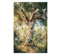 Euro Tree 1000 Piece Jigsaw Puzzle for Adults Teens Money Tree Art Studio Decor Creative Challenge Vibrant Colours Great Gift for Artists 1000 PCS