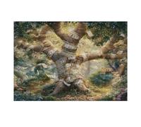 Euro Tree 300 Piece Jigsaw Puzzle for Adults Money Tree Jigsaw Weekend Parent Activity After Work Stress Relief Vibrant Artwork Home Wall 300 PCS