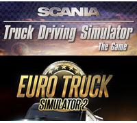 Euro Truck Simulator 2 + Scania Truck Driving Simulator Bundle PC Steam CD Key