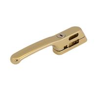 EUROART Architectural Locking Casement Fastener Standard Window Handle Secure Locking Window Catch Premium Finish Fixings Included (Gold)