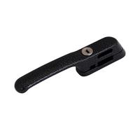 EUROART Architectural Locking Casement Fastener Standard Window Handle Secure Locking Window Catch Premium Finish Fixings Included (Matt Black)