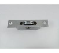 EuroArt Architectural Sash Pulley, Rectangular, Ball Bearing, for Sash Windows, with Fixings Included, Heavy-Duty, Smooth Operation (Polished Chrome)