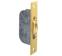 EuroArt Architectural Sash Pulley, Rectangular, Ball Bearing, for Sash Windows, with Fixings Included, Heavy-Duty, Smooth Operation (Polished Brass)