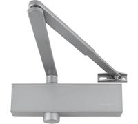 EuroArt Arrone Door Closer, Adjustable Power Size 2-4, for Internal and External Fir Doors, Corrosion-Resistant Finish (Silver)
