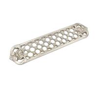 Euroart Brass Art Style/Various Designed Fingerplate, Push Plate in (Marmara/Louis XV - 300x65mm, Satin Nickel) Ideal for Both Classic and Contemporary interiors,