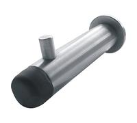 buffered Door Stop with Hook Satin Stainless Steel - from Euroart