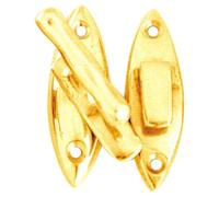 EuroArt Case Fastener, Metal Toggle Latch, Corrosion-Resistant, for Cases, Tool Chests and Trunks, Secure Closure (Polished Brass, Large)