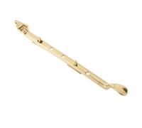 EuroArt Casement Stay Window Stay Arm Multiple Sizes & Finishes Adjustable Window Support Stay Fixings Included (Polished Brass, 300mm)