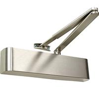 Rutland TS6204 DA/BC Overhead Door Closer - Size 2-4 - Satin Nickel Finish