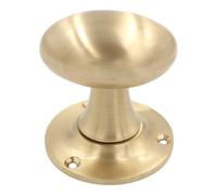 EUROART Contract Oval Mortice Door Knobs - Satin Brass Finishe