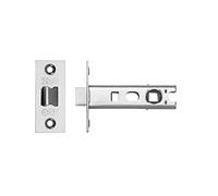 EuroArt Contract Tubular Bolt Through Latch 76mm Heavy Duty Spring Latch for Internal Timber Doors