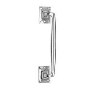 EUROART Cranked Door Pull Handle - 300mm (Multiple Finish) (Polished Brass)