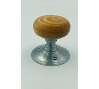 EUROART DELAMAIN Wooden Oak Door KNOBS in Antique Copper Finish & Dimensions 70mm x 60mm x 71mm
