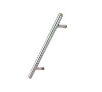 EUROART FTD450A B C G H (CP SN) Bow Designer Cabinet Handles - Polished Chrome & Satin Nickel (100mm CP)