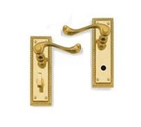 EUROART Georgian Bathroom Handle Set 150 mm - Polished Brass